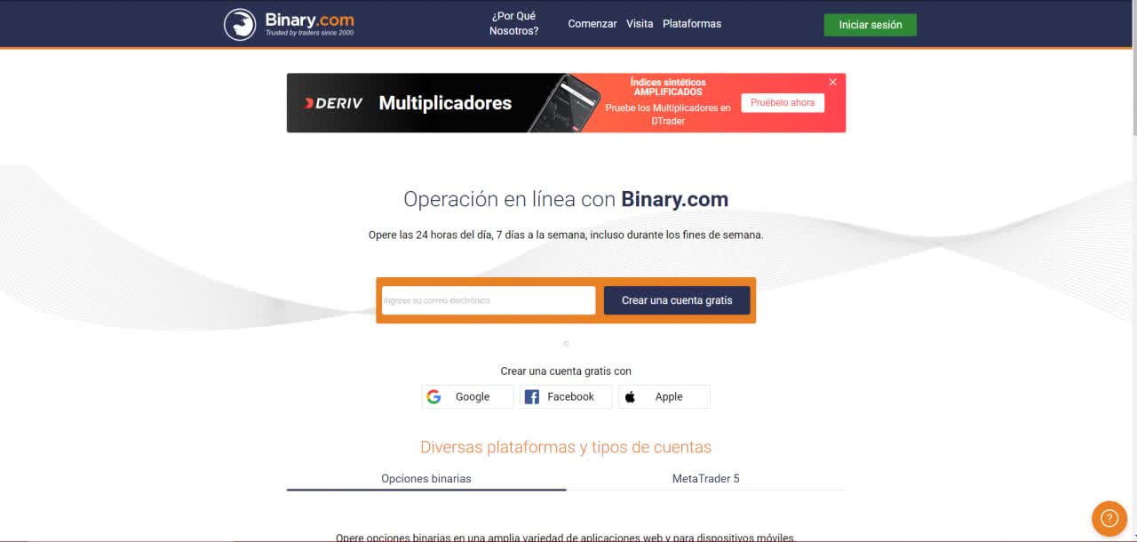 Página de inicio