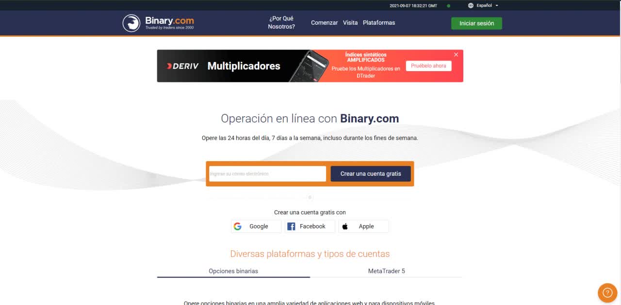 Página de inicio